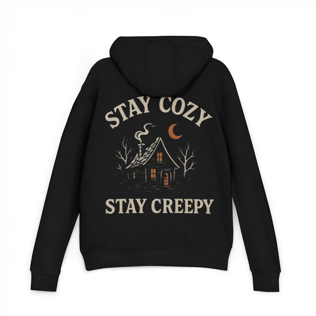Stay Cozy, Stay Creepy Hoodie – Witchy Gothic Apparel | Astral Embers Studio