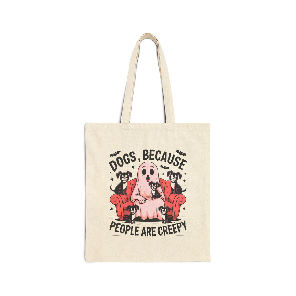 Dogs Tote – Witchy Magical Cotton Canvas Bag | Astral Embers Studio