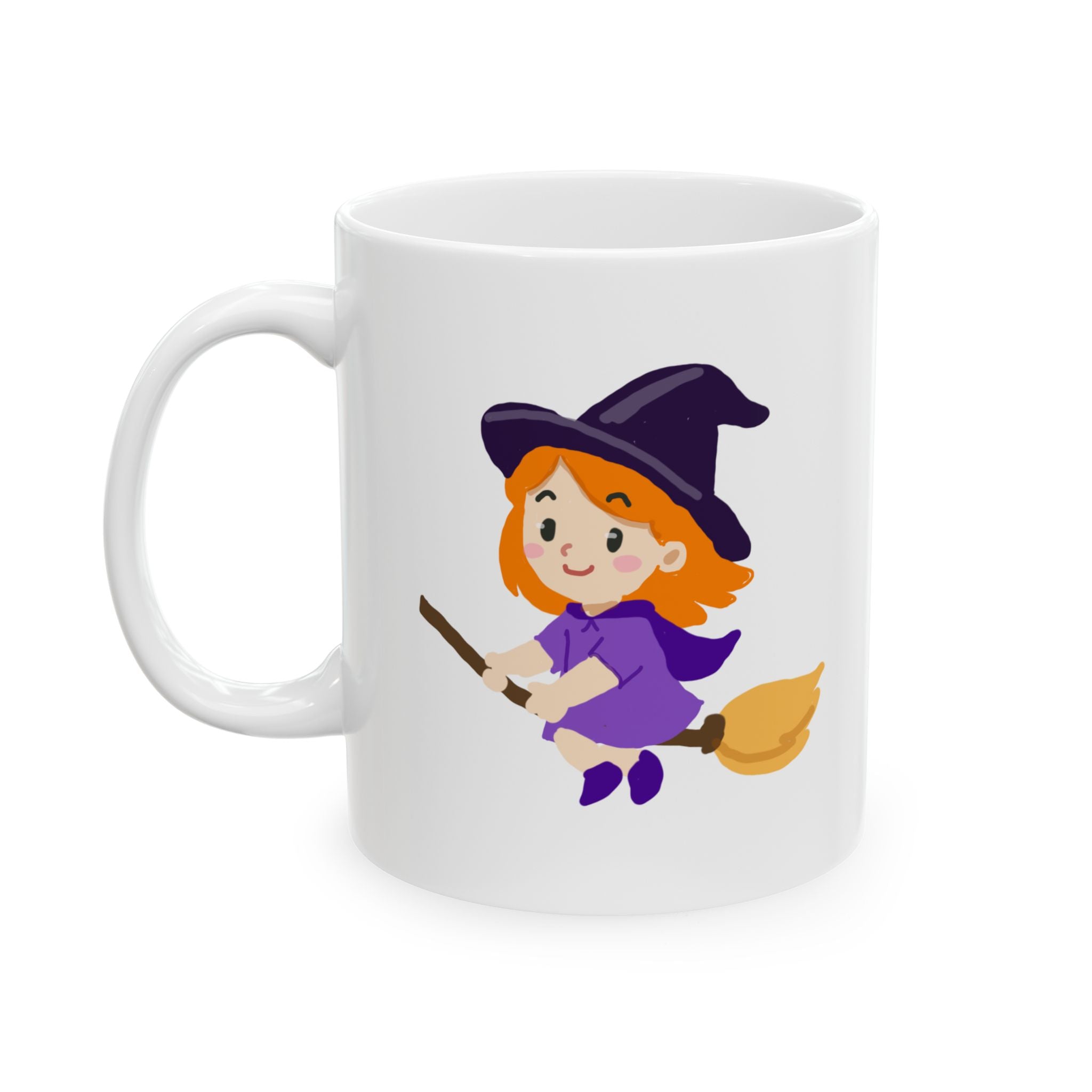 Witch Mug by Astral Embers Studio, Cozy Folk Art Witchy Ceramic Mug 🌙✨