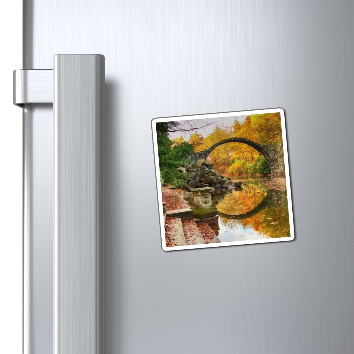 Devil’s Bridge Magnet 🏞️🍂 Scenic German Landscape | Autumn Black Forest Travel Souvenir | Fall Decor Gift 🎁✨