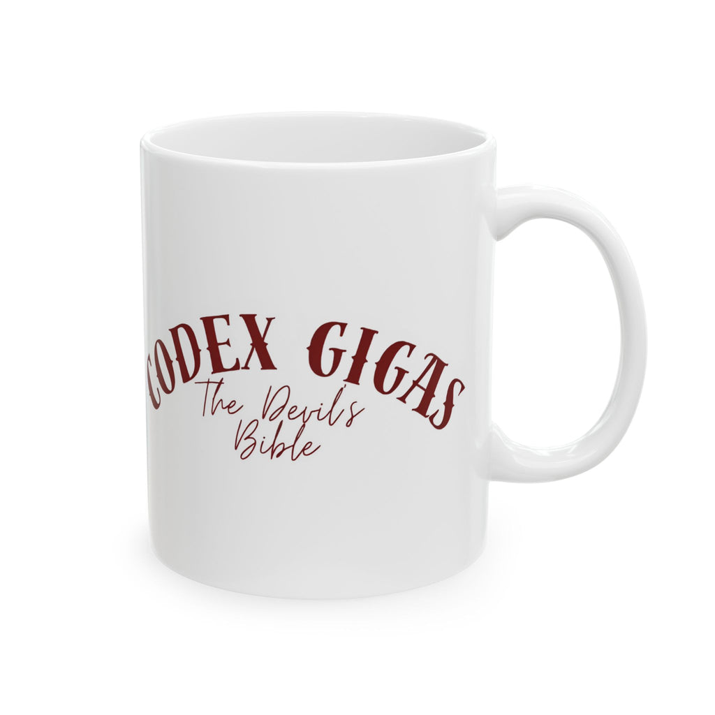 🕯️ Codex Gigas ☕ The Devil’s Bible Mug | Gothic Medieval Coffee Cup | Dark Academia Gift