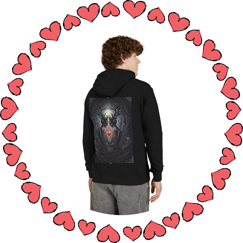 Bound Beyond Death Hoodie | Gothic Valentine Folklore Hoodie