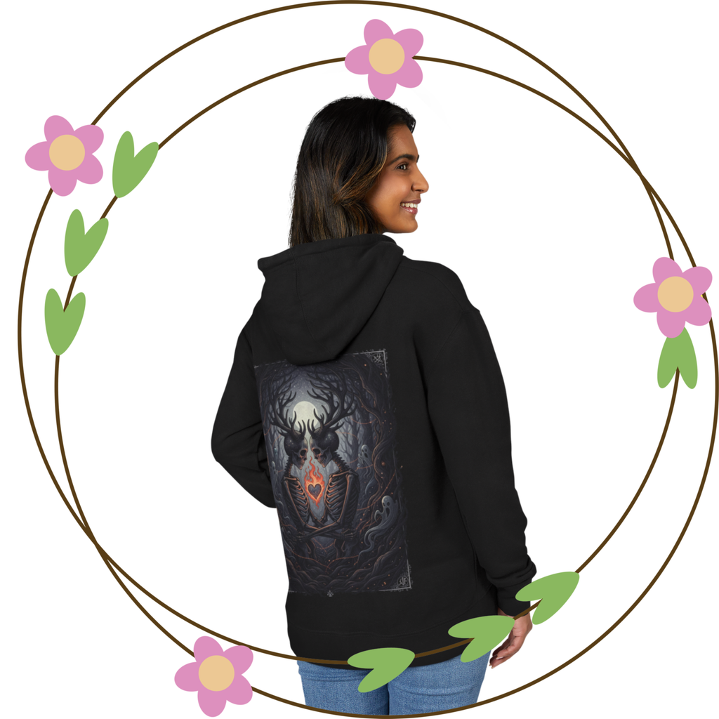 Bound Beyond Death Hoodie | Gothic Valentine Folklore Hoodie