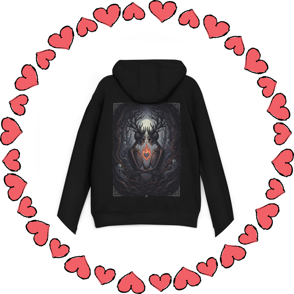 Bound Beyond Death Hoodie | Gothic Valentine Folklore Hoodie