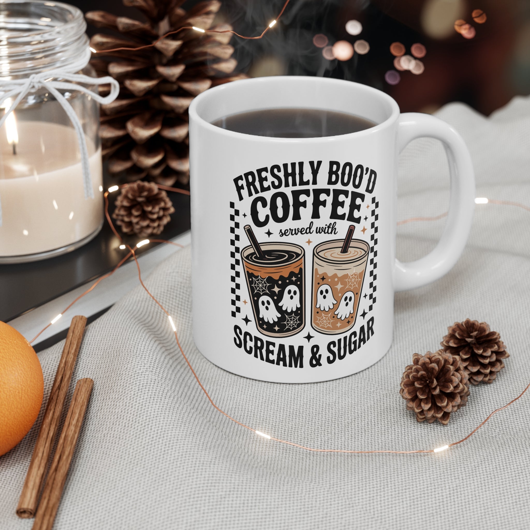 Freshly Boo’d Mug – Funny Witchy Coffee Mug | Astral Embers Studio ☕👻