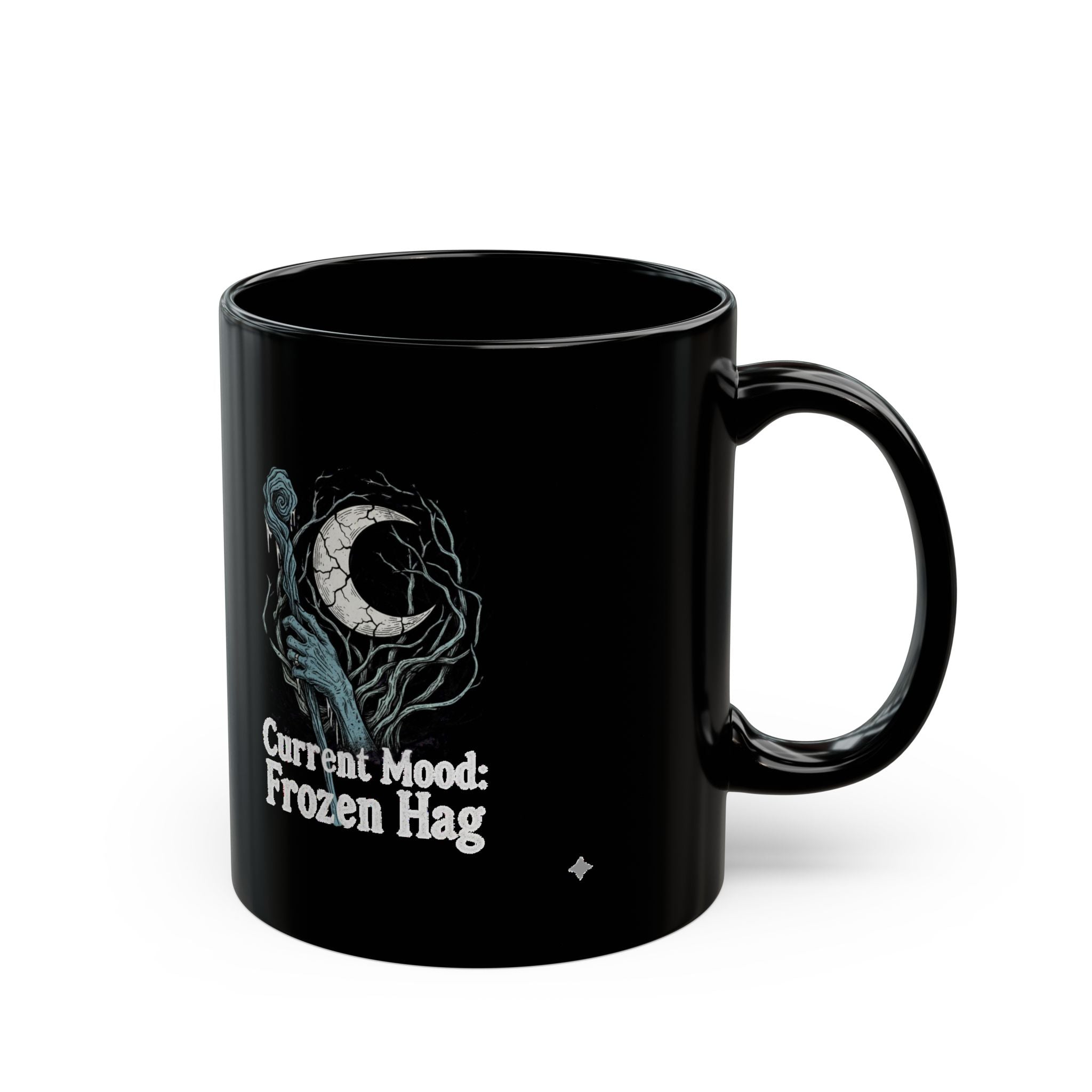 Current Mood: Frozen Hag Mug | Dark Folklore & Witchy Coffee Cup