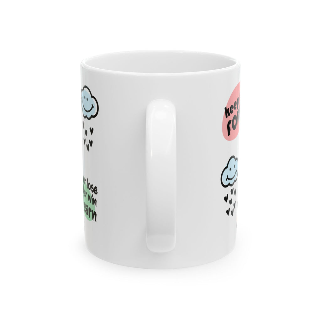 Positive vibes mug with witchy, mindful aesthetic