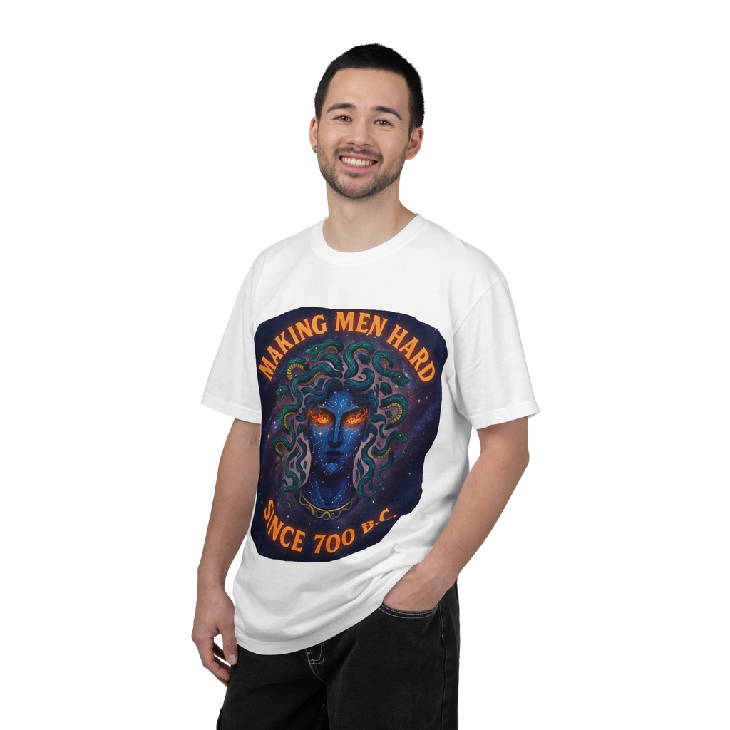 Making Men Hard Since 700 B.C. | Medusa Garment-Dyed Heavyweight Tee 🐍✨